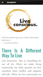 Mobile Screenshot of liveconscious.com